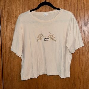 Graphic Crop Top